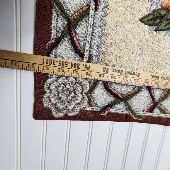 Vintage Jubilee Wall Hanging Tapestry Home Decor 35x42 in Made in USA - Picture 8 of 9